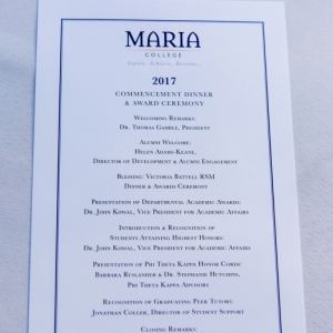2017 Commencement Dinner