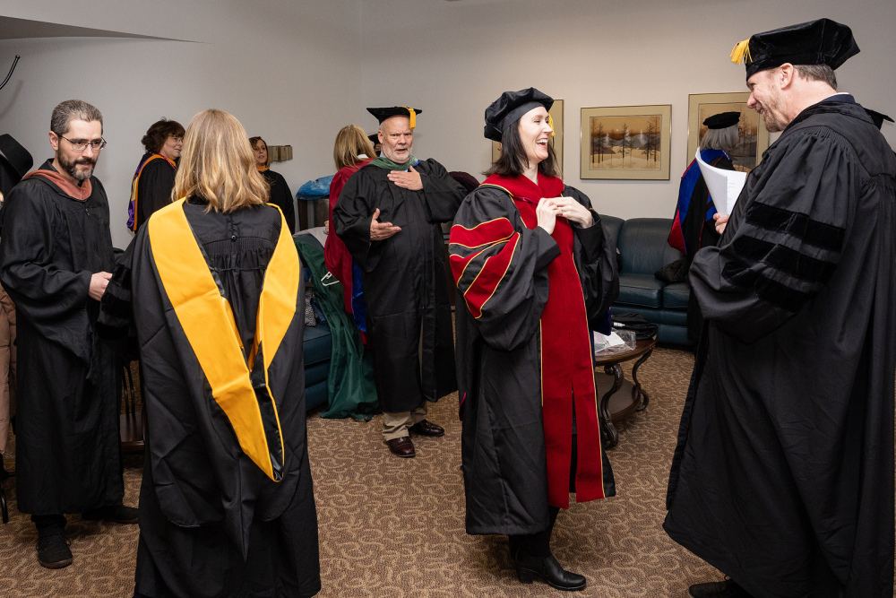 New student convocation at Maria College.