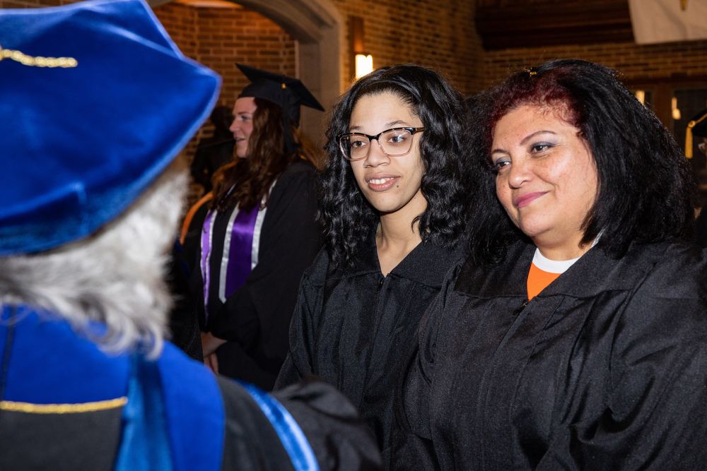 New student convocation at Maria College.