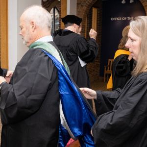 New student convocation at Maria College.