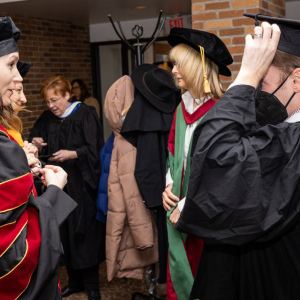 New student convocation at Maria College.