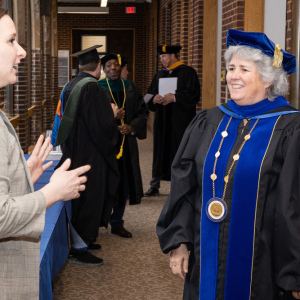 New student convocation at Maria College.
