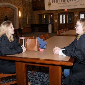 New student convocation at Maria College.