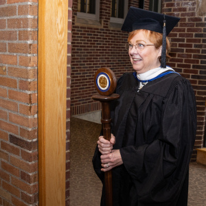 New student convocation at Maria College.