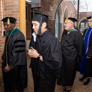 New student convocation at Maria College.