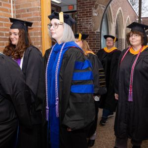 New student convocation at Maria College.
