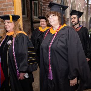 New student convocation at Maria College.