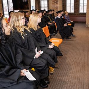 New student convocation at Maria College.