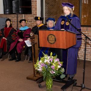New student convocation at Maria College.