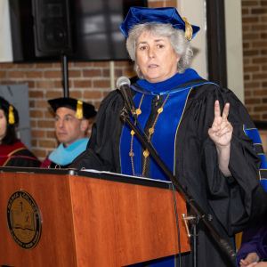 New student convocation at Maria College.