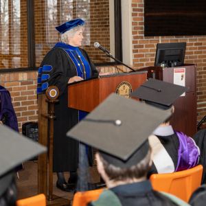 New student convocation at Maria College.
