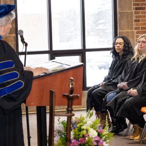 New student convocation at Maria College.