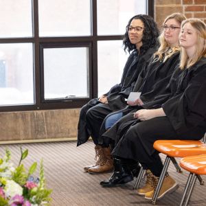 New student convocation at Maria College.