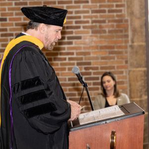 New student convocation at Maria College.