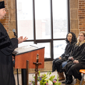 New student convocation at Maria College.