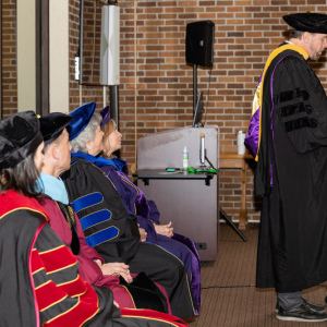 New student convocation at Maria College.