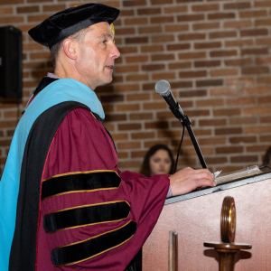 New student convocation at Maria College.