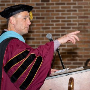 New student convocation at Maria College.