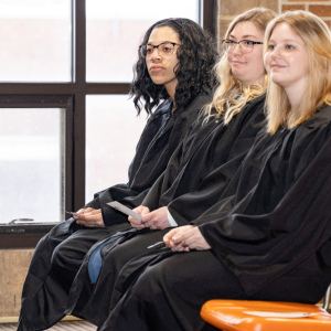 New student convocation at Maria College.