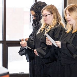 New student convocation at Maria College.