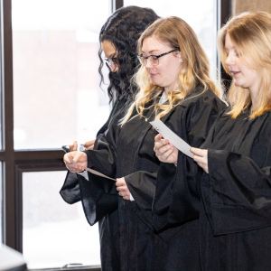 New student convocation at Maria College.