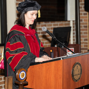 New student convocation at Maria College.