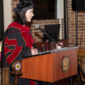 New student convocation at Maria College.