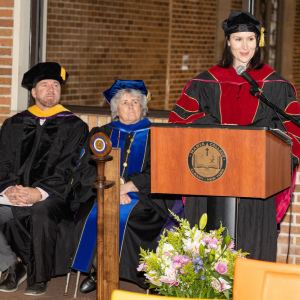 New student convocation at Maria College.