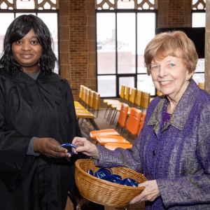 New student convocation at Maria College.