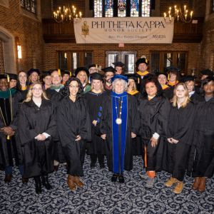 New student convocation at Maria College.