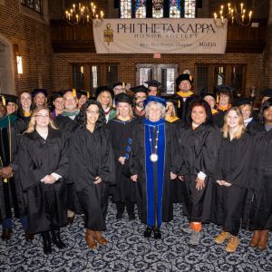 New student convocation at Maria College.