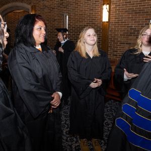 New student convocation at Maria College.