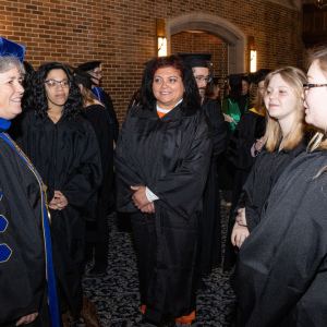 New student convocation at Maria College.