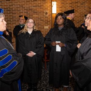 New student convocation at Maria College.