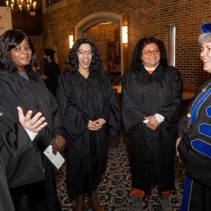 New student convocation at Maria College.