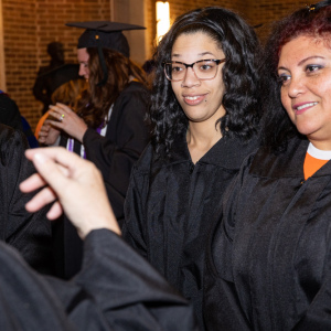 New student convocation at Maria College.