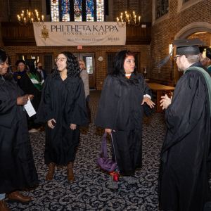 New student convocation at Maria College.