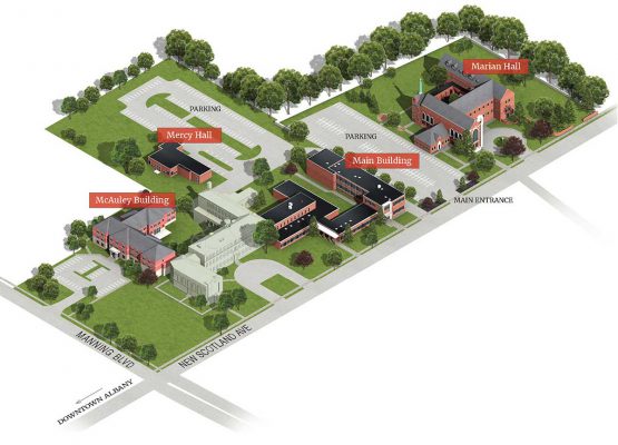 Maria Campus map