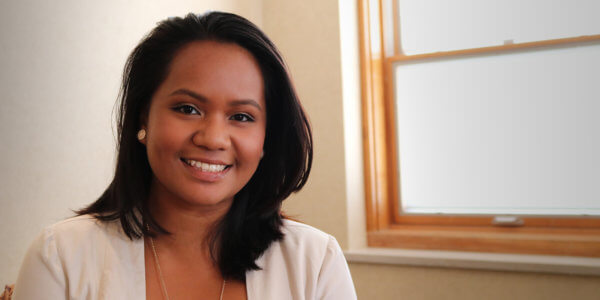 Healthcare Management student Pauline Mojica