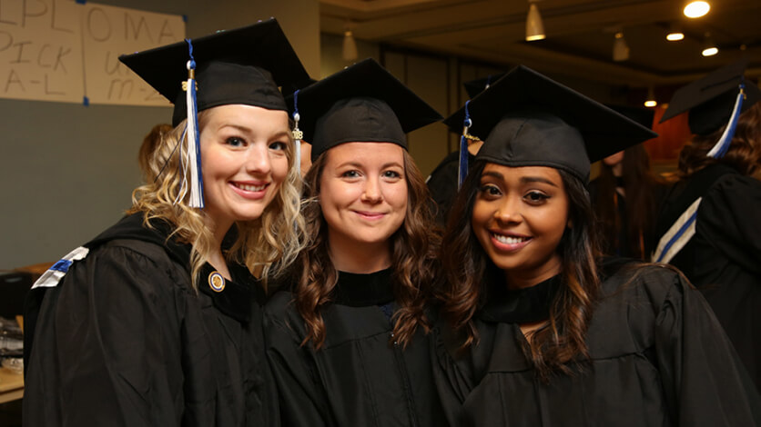 Three Maria College Graduates