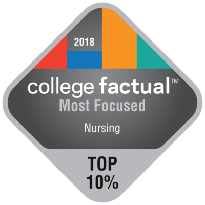 Most focused top ten percent nursing 2018