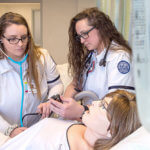 Maria College nursing students in Simulation Lab