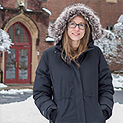 Siena Faculty Member in Parka